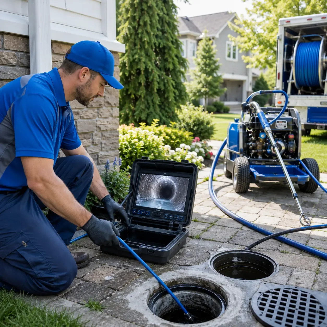 Outdoor drain cleaning professionals serving Harpswell, ME